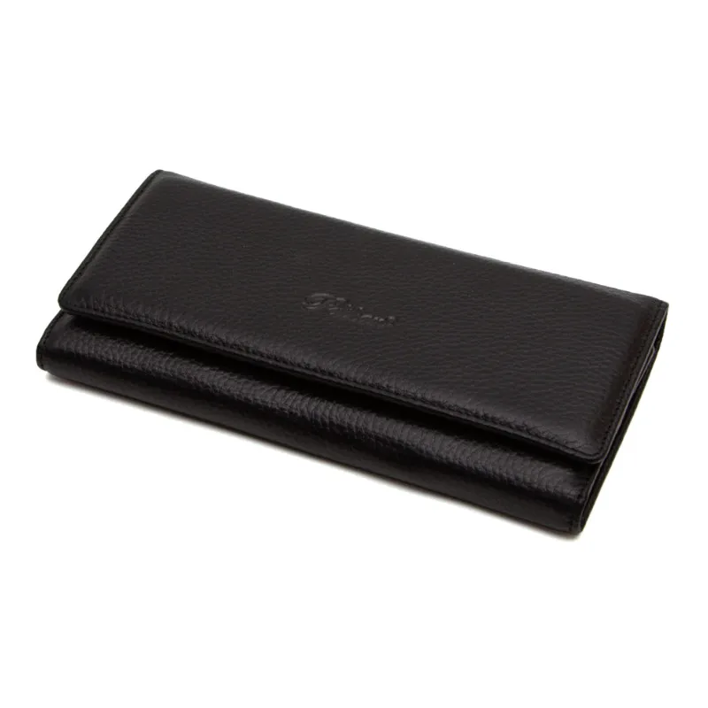 

Genuine Leather Purse For Women Luxury Portfoy Wallet Handbag Hand Long Mobile Phone Coin Money Credit Card Holder High Quality