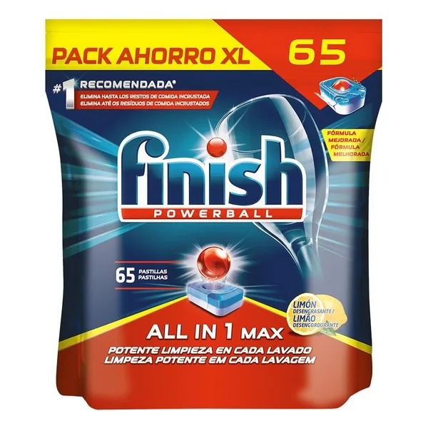 Посудомоечная машина lozenges Finish All in One Лимон 65 моек| |
