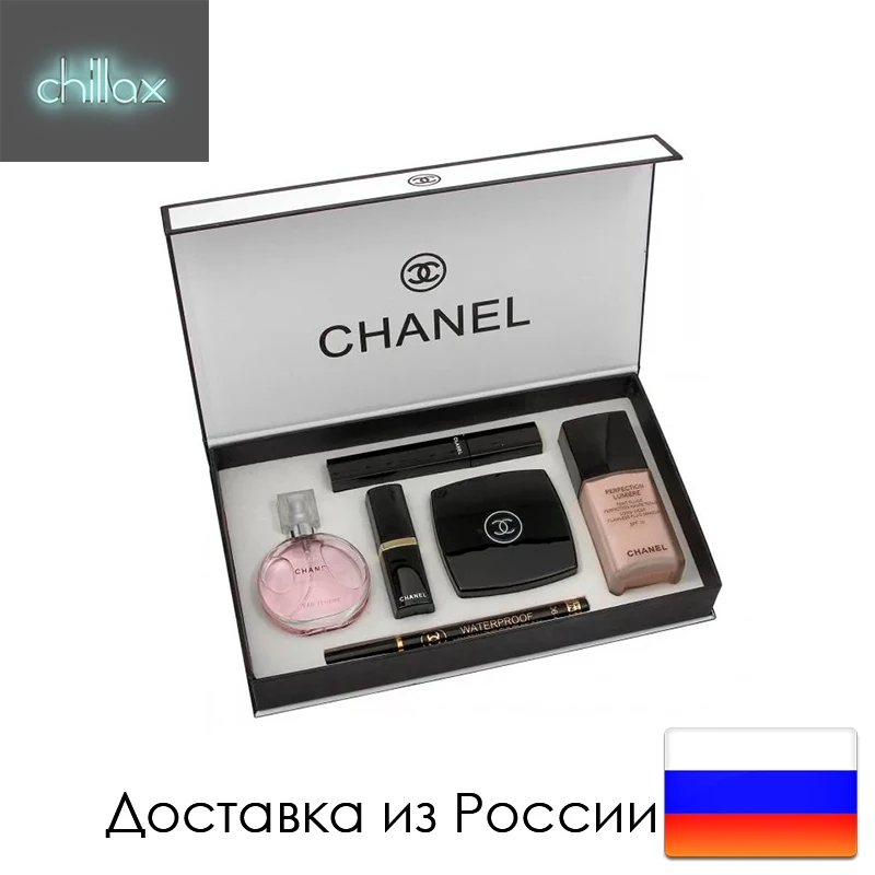 Подарочный набор косметики CHANEL 5 в 1 6в1 тушь туалетная вода Chance Tender Coco Mademoiselle 15мл