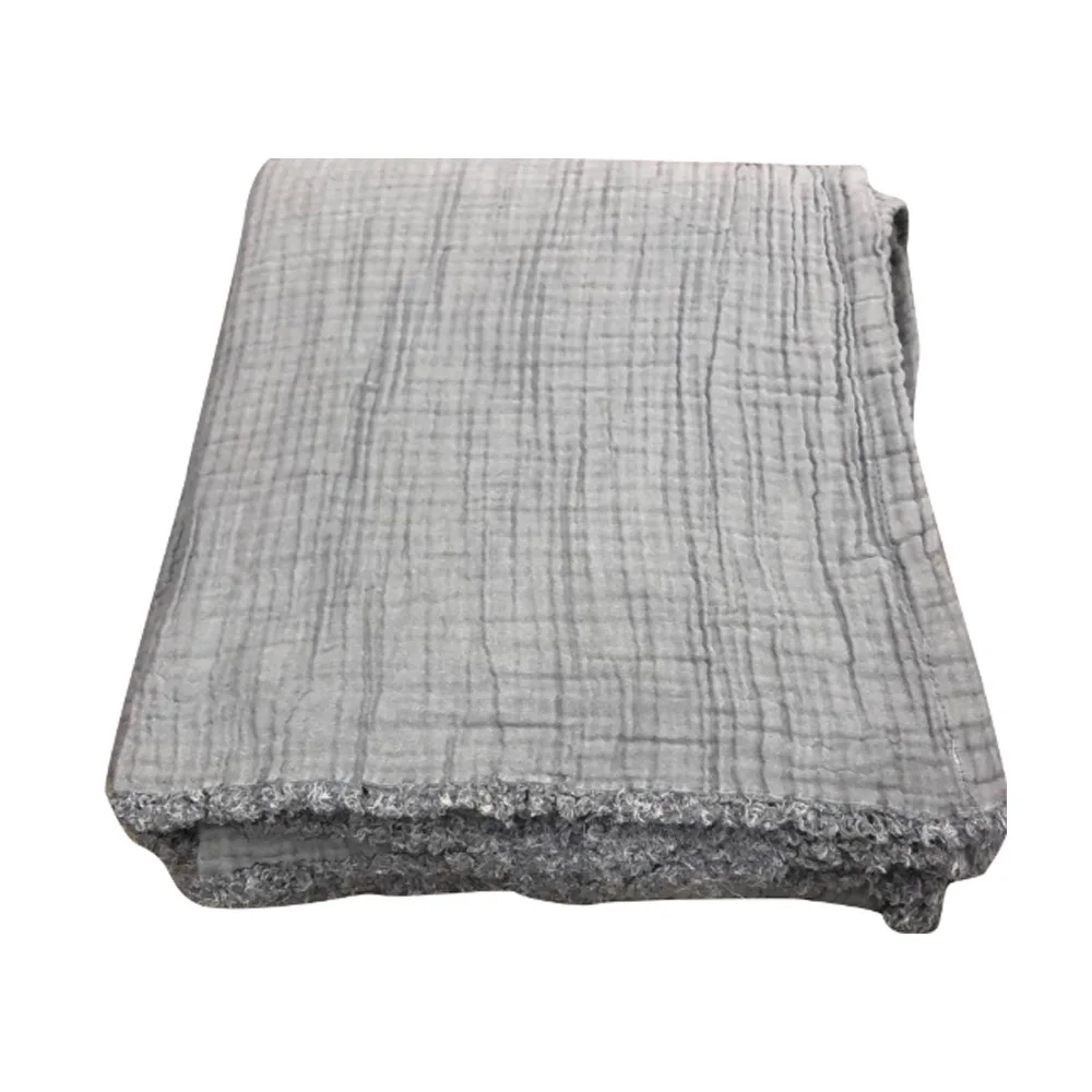 100% хлопок высококачественное одеяло ручной работы мягкое трикотажное покрывало