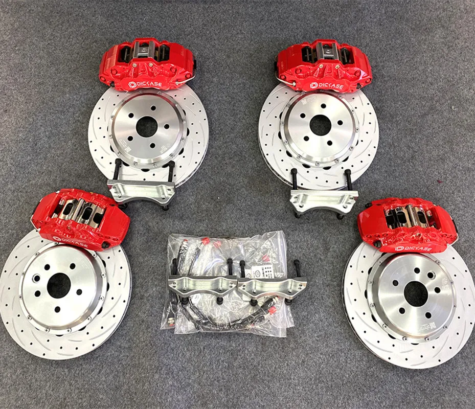 

DICASE Front 6 pistons caliper modified brake kits for 2014 Toyota Crown factory stock 18" rim