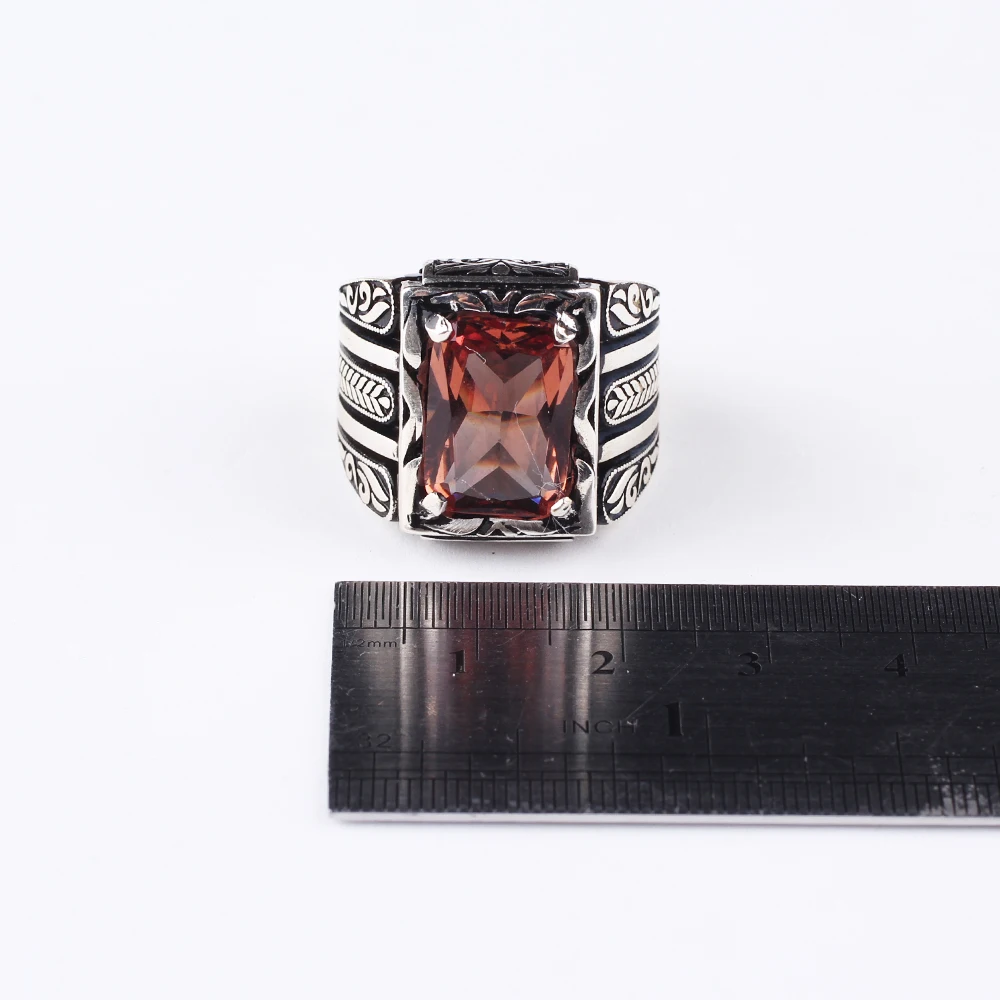 

Handmade Mens Silver Zultanite Ring, Man 925 Silver Ring, Zultanite Ring, Silver Handmade Rectangular Zultanit Ring