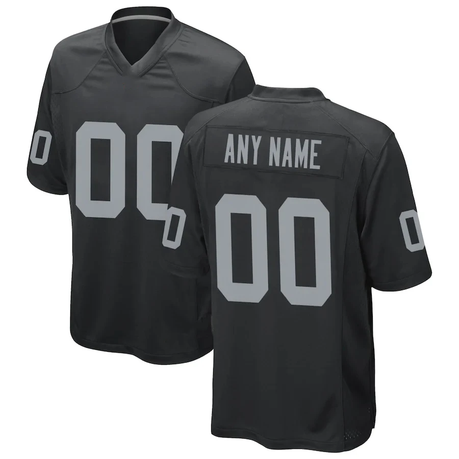 

Custom Game American Football Jersey Men's Las Vegas Raiders Hunter Renfrow Maxx Crosby Davante Adams Black Player Jersey