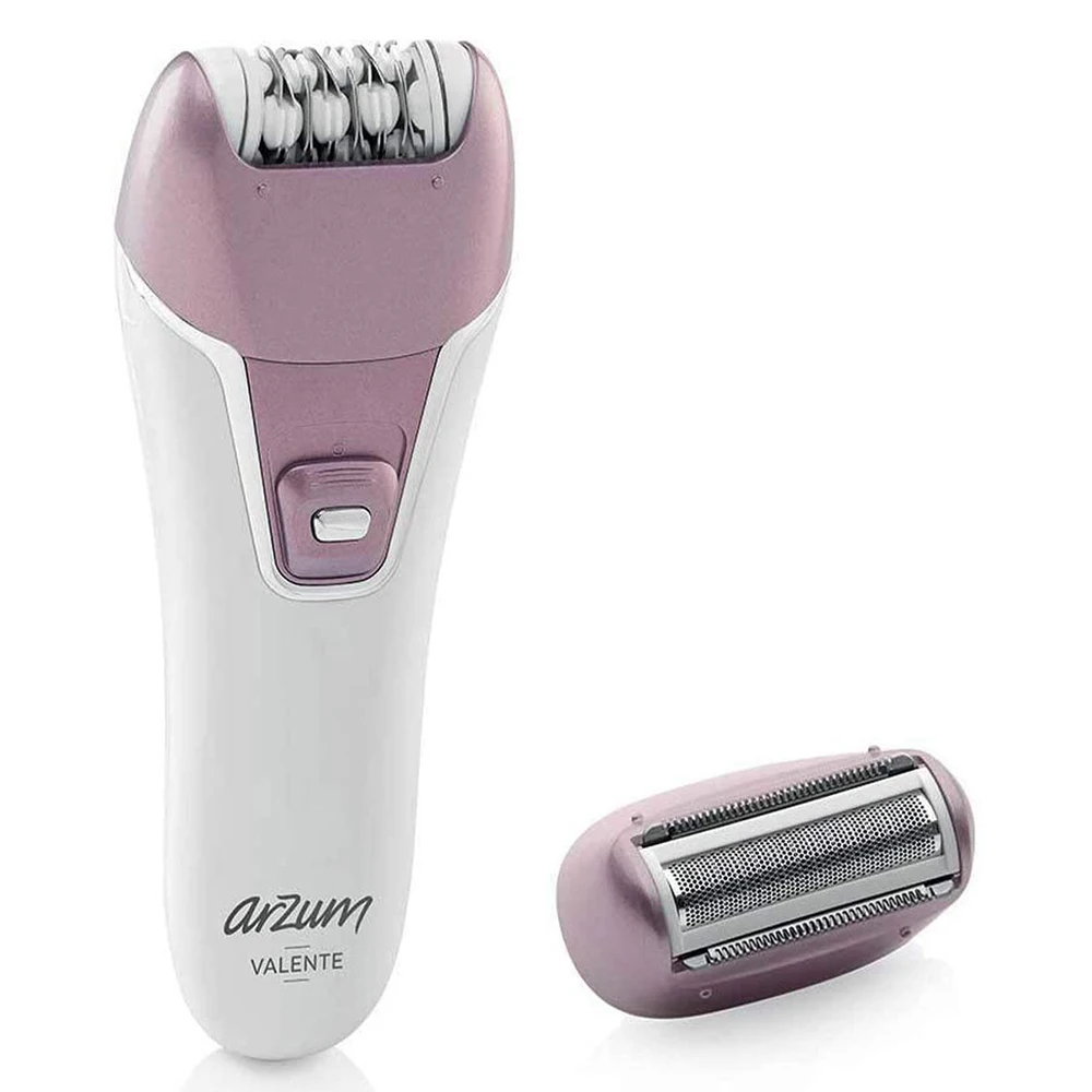 Arzum AR5059 Valente Cordless Hair Removal Device,Wired and Wireless Use,Ergonomic Design,Light and Long Lasting, Washable Hood