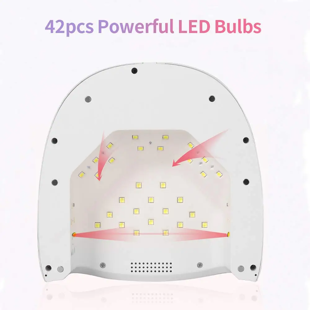 60W УФ лампы для ногтей аккумуляторный светодиодный Сушилка Портативный