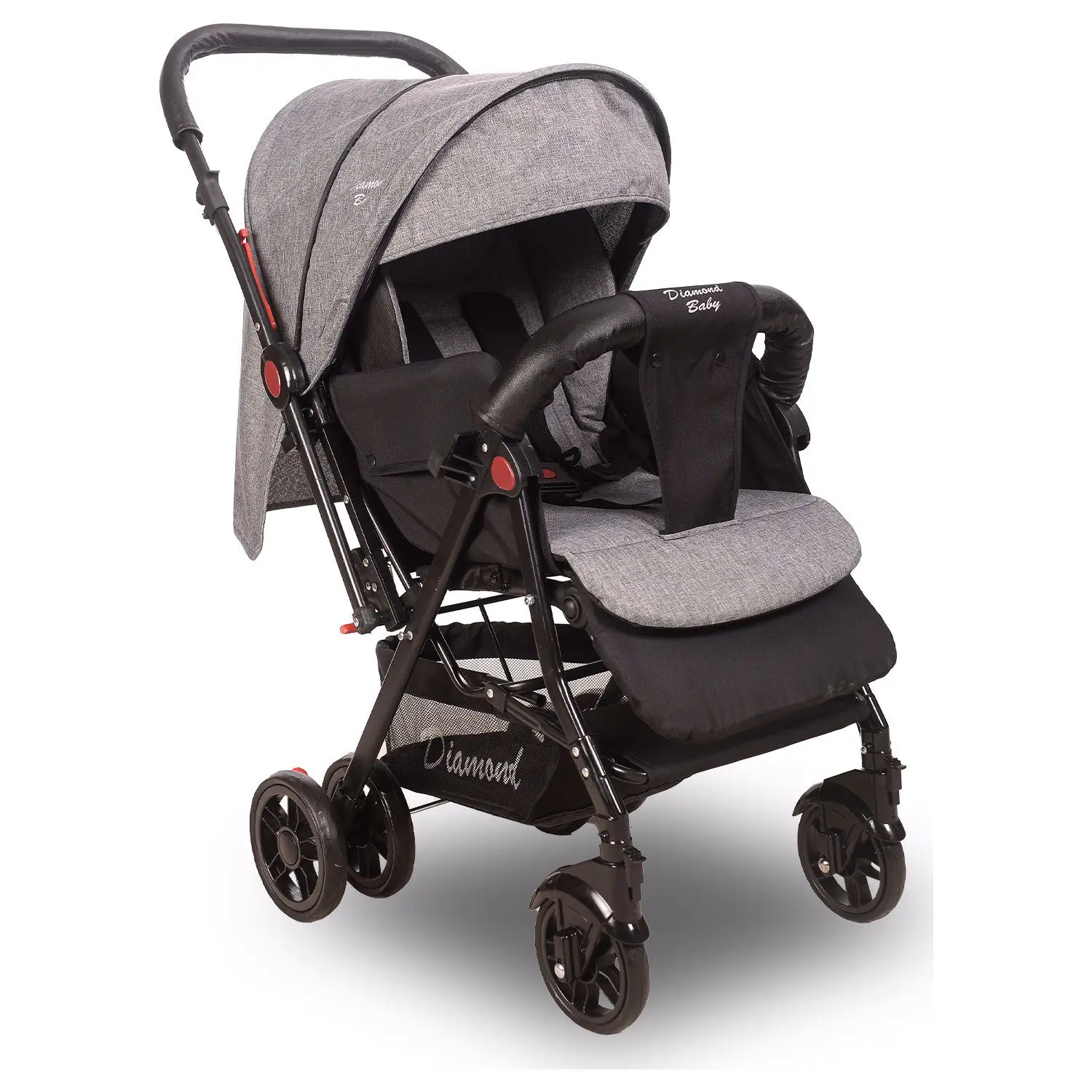 Sapphire Duplex Baby Stroller Newborn stroller 3 in 1 folding prams portable travel baby stroller