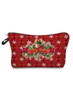 Сумка-клатч женская из полиэстера, с принтом Санта-Клауса