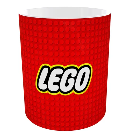 Кружка «Corp tech» Lego, 330 мл, белая, кружка с принтом (полная печать по краю ручки).