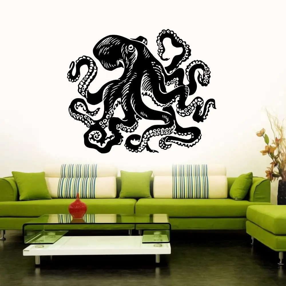 Настенная Наклейка Осьминог в виде щупальцев наклейка с животными