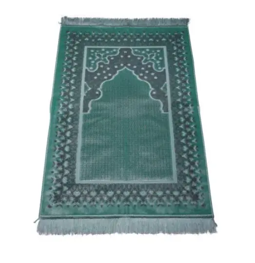 

Роскошный бархатный серебристый Молитвенный Ковер, мятный Мусульманский Исламский подарок, Новая Зеландия, шотландка