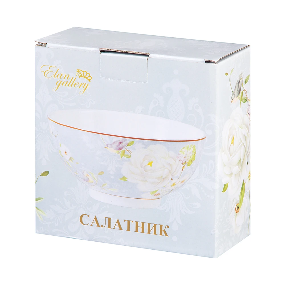 Салатник 15х15х7 см 700 мл Elan Gallery Дикая роза|Блюдца и тарелки| |