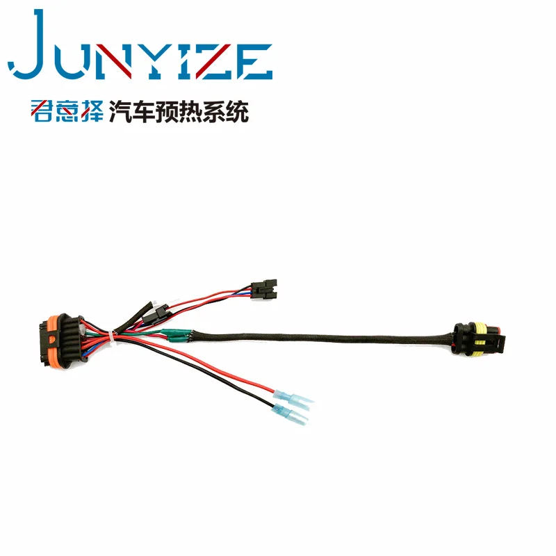 Junyize 12v 24v 12KW inner transfer wiring plumbing fuel parking heater harness aviation material