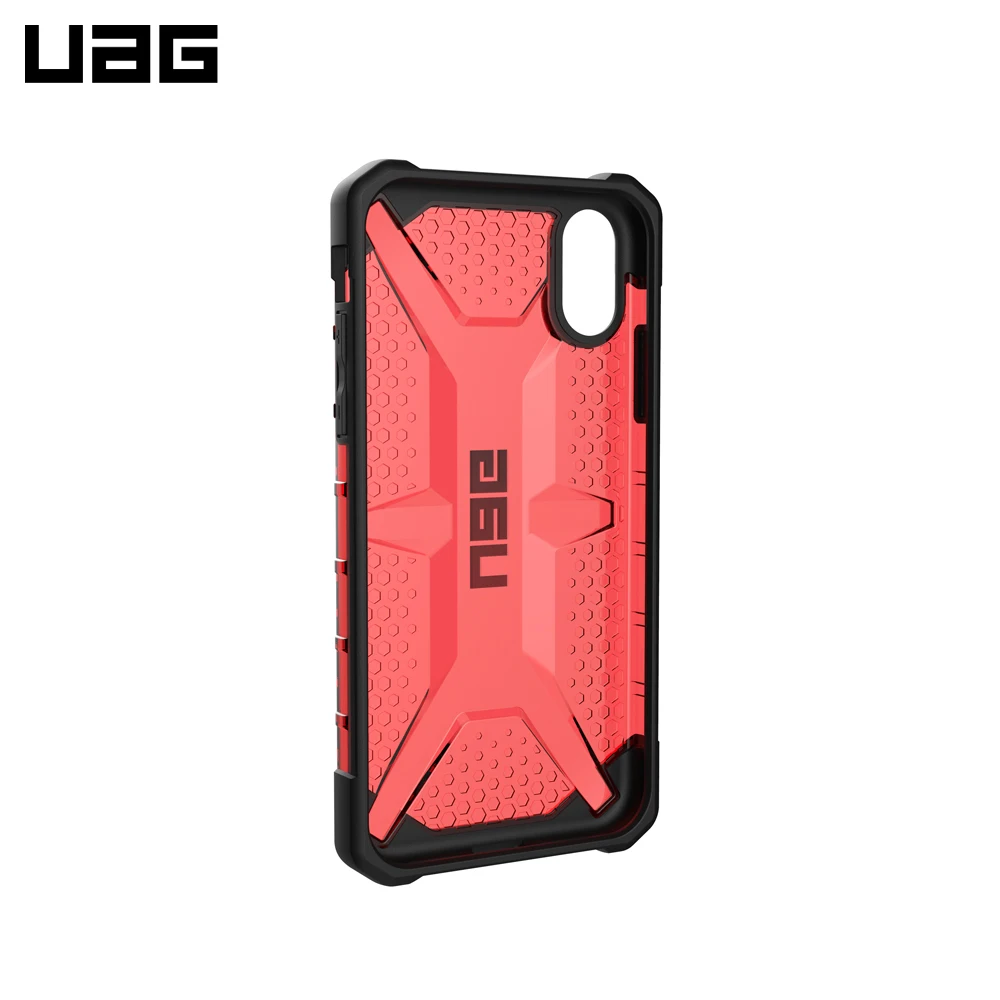 Case for iPhone XR UAG Plasma color red transparent protective shockproof cover shock resistant | Мобильные телефоны и