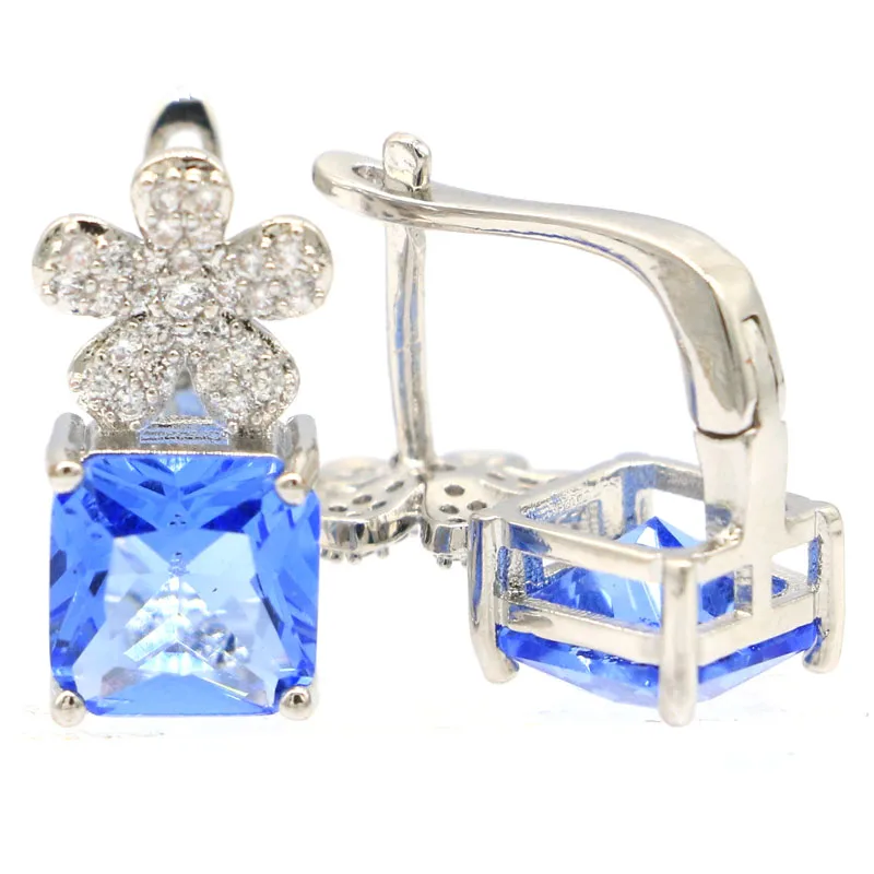 17x9 мм новые яркие ювелирные изделия созданные фиолетовый танзанит ярким