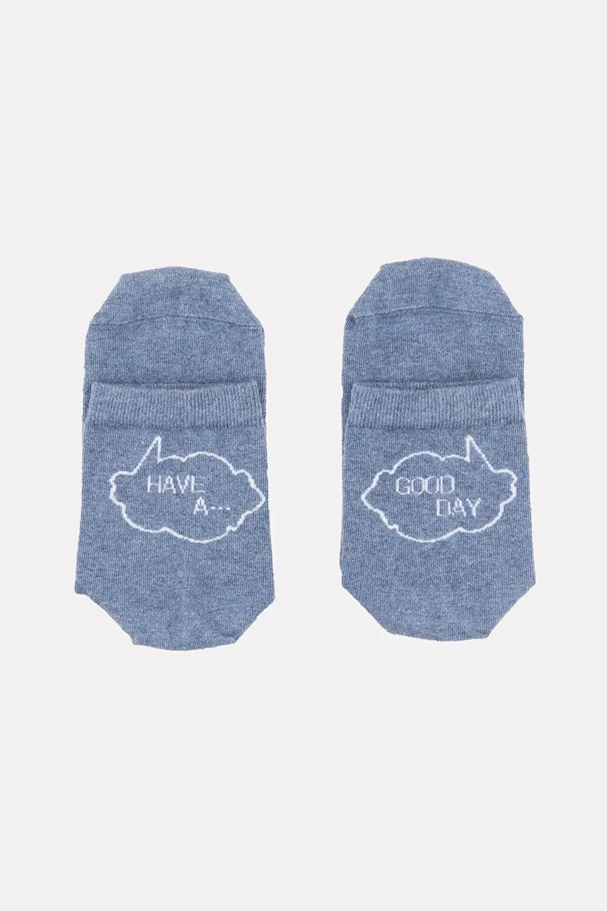 Women's Yellow Blue Red Have A Good Day 3-pack Socks