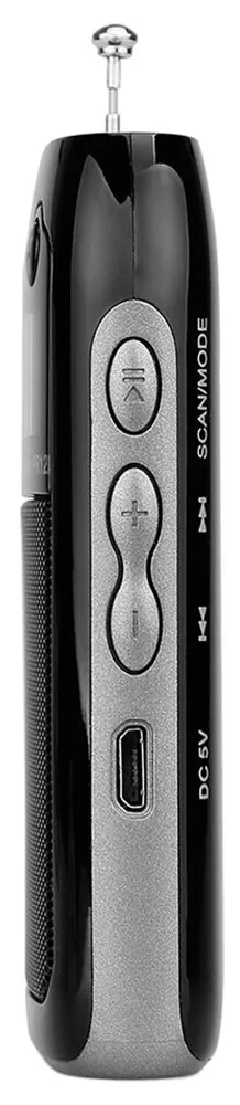 Карманный мини радиоприемник с mp3 Retekess PR12 black |