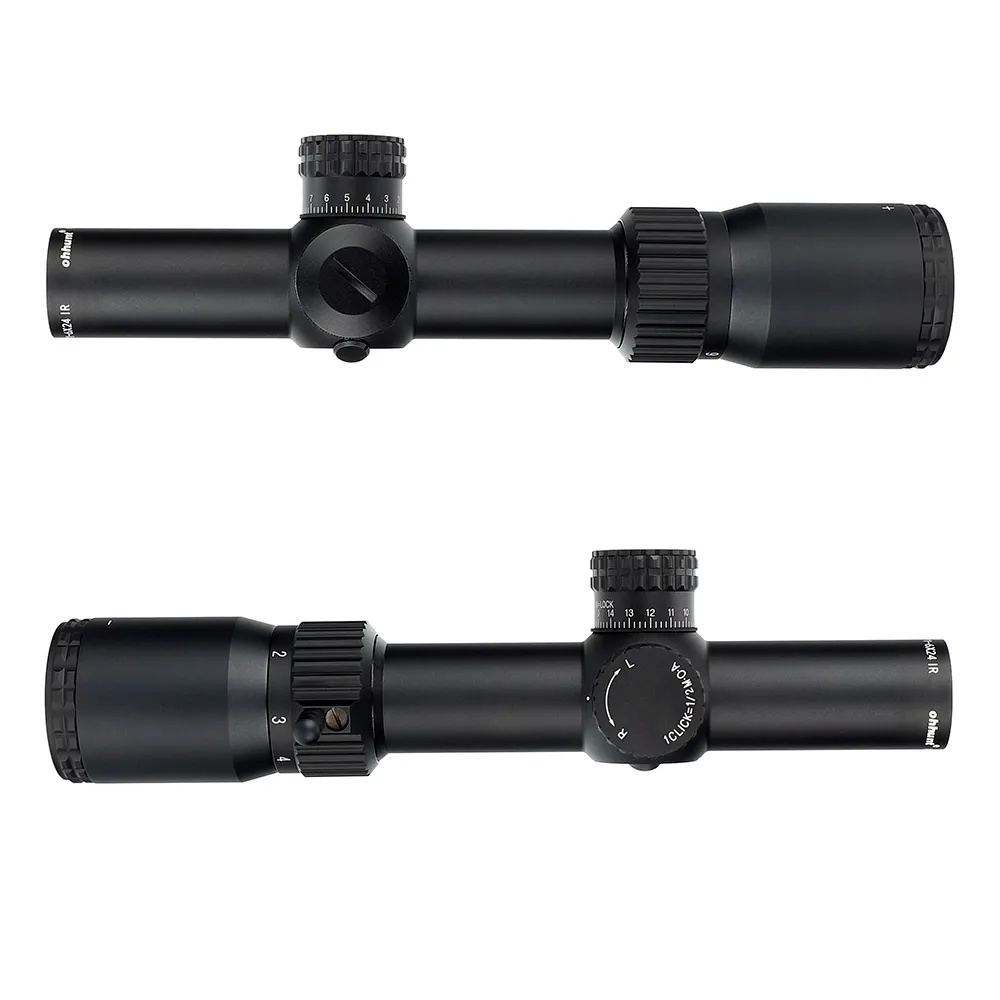 Охотничий оптический прицел ohhunt LR 1-6x24 FFP 11 уровней красной сетки | Спорт и