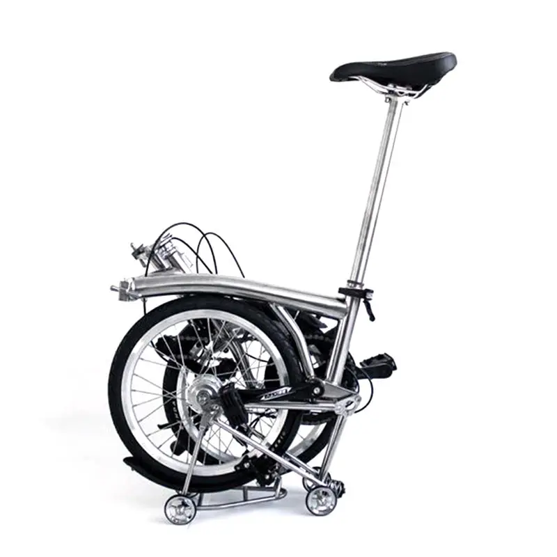 Сверхлегкий титановый складной велосипед Gr9 авиационный материал 16 дюймов