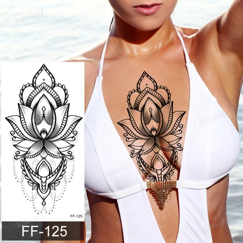 Временная татуировка Tattrendy Мандала