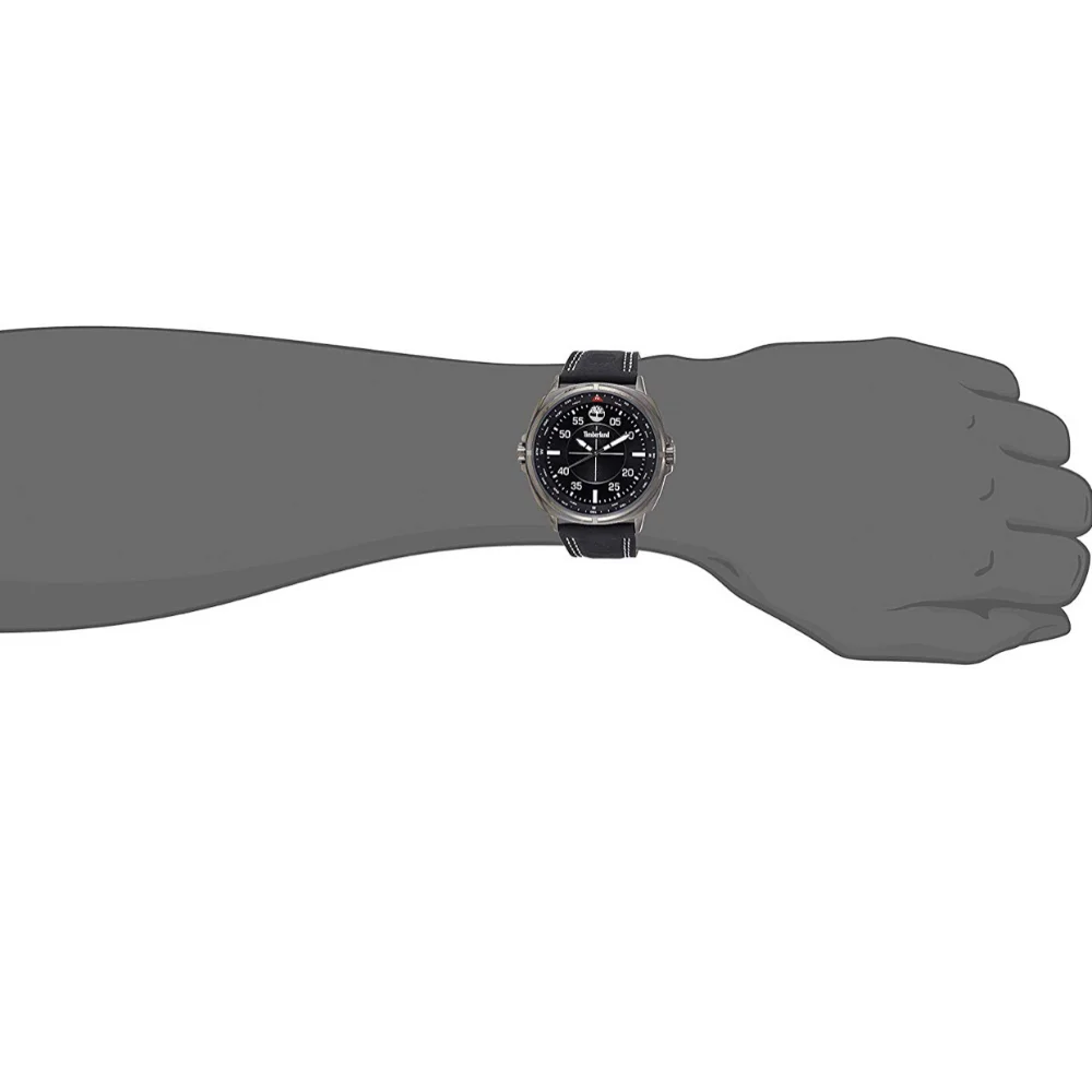 Мужские Аналоговые Классические кварцевые часы Timberland с кожаным ремешком