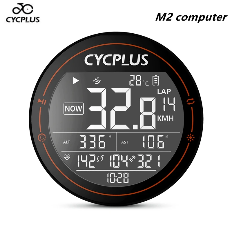

CYCPLUS M2 GPS Bicycle Computer Wireless ANT+ Bluetooth Waterproof Speedometer Bike Accessories