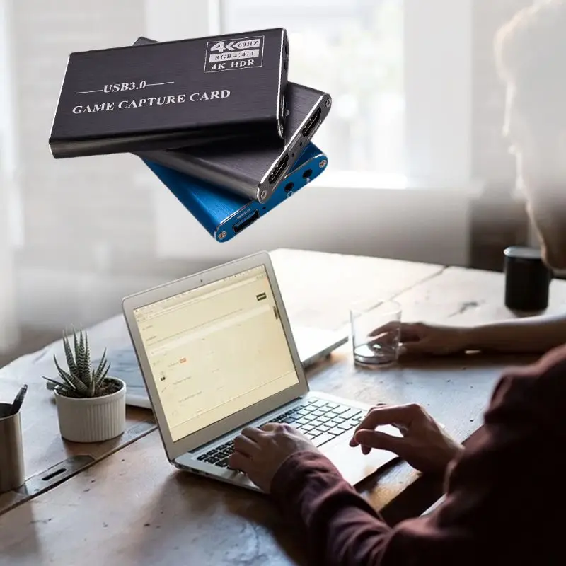 USB 3 0 HDMI совместимая карта захвата 4K Loop out коробка для записи видео высокой