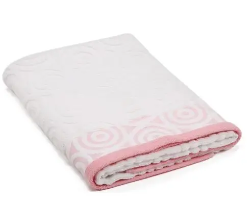

Полотенце Maisonette swirl, белый, розовый, 70x140 см, 3 шт.