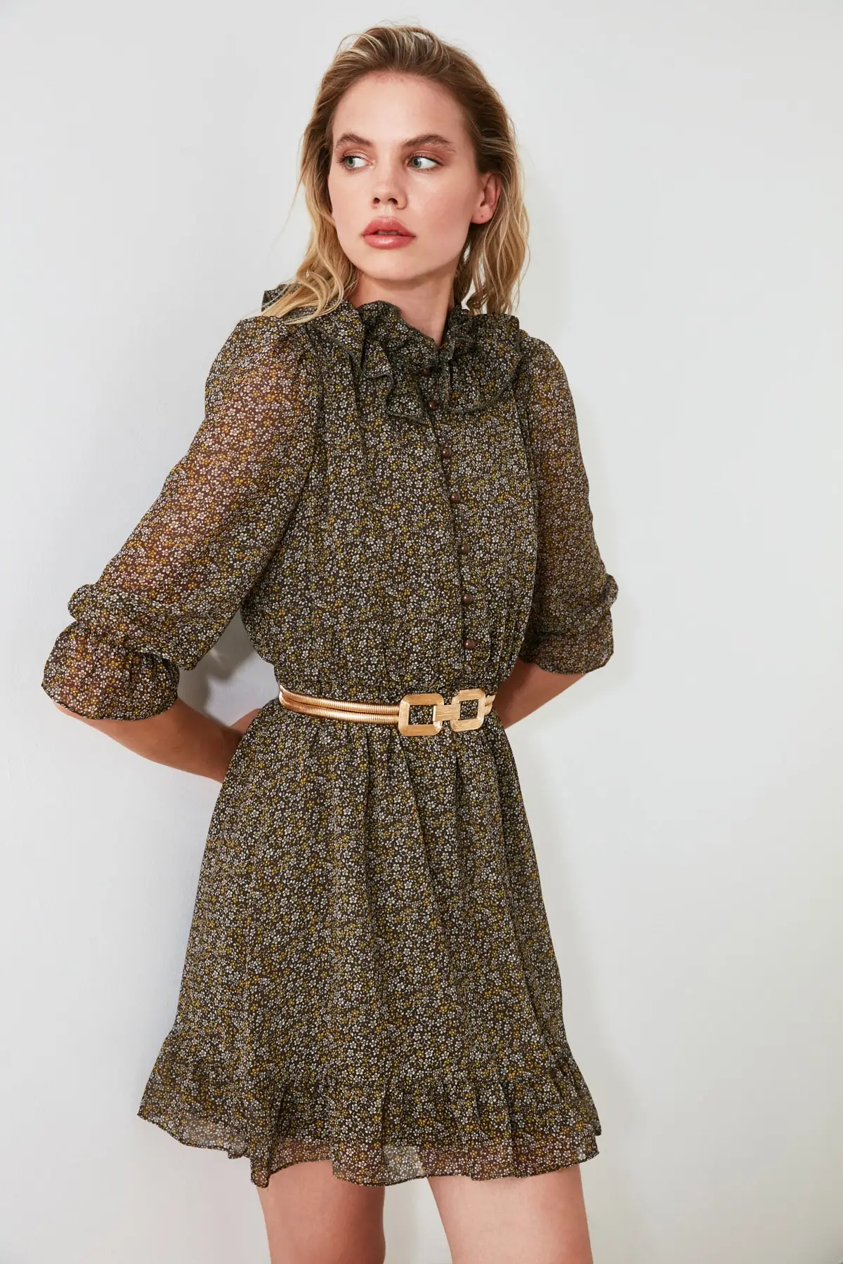 Платье в горошек TWOSS20EL1091|Женские платья| |