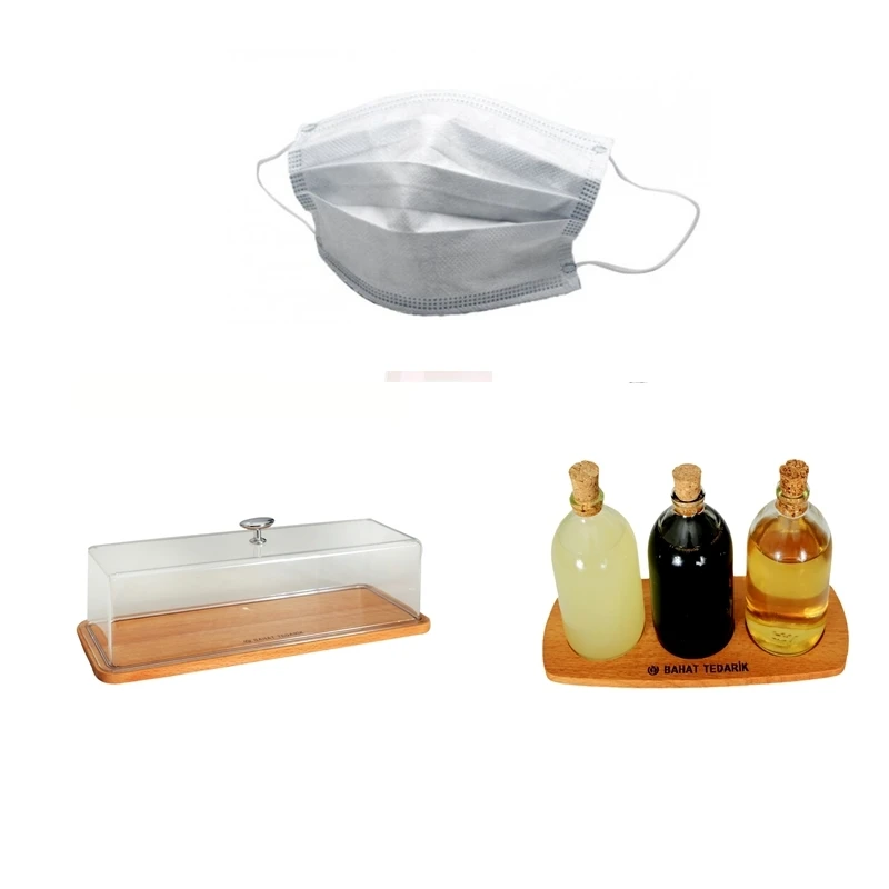 

3 Piece Kitchen Set Cake Dome Spice Set