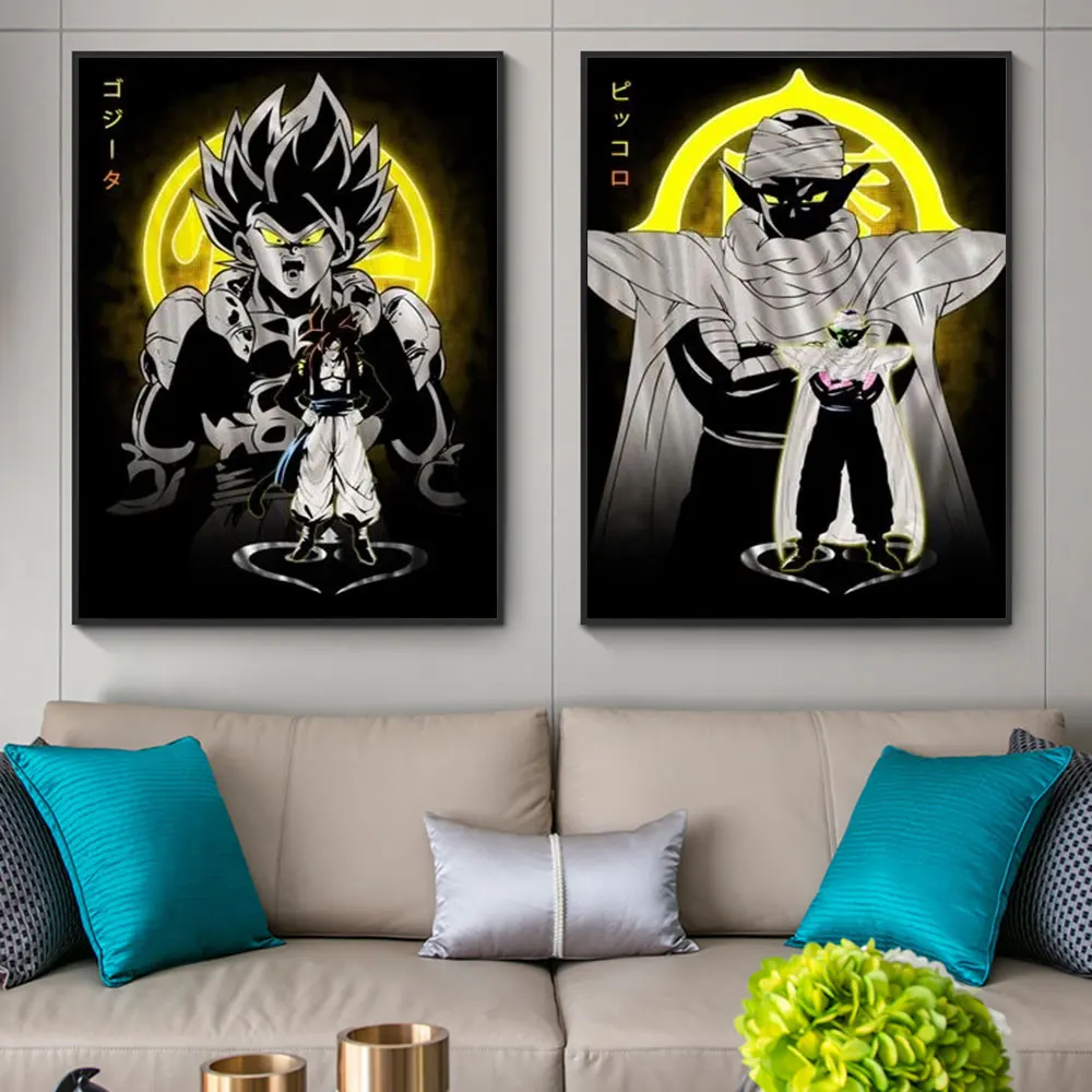 

Dragon Ball Anime Canvas Painting Wall Art Goku Cell Piccolo Characters Posters And Prints Picture for Bedroom Home Room Decor