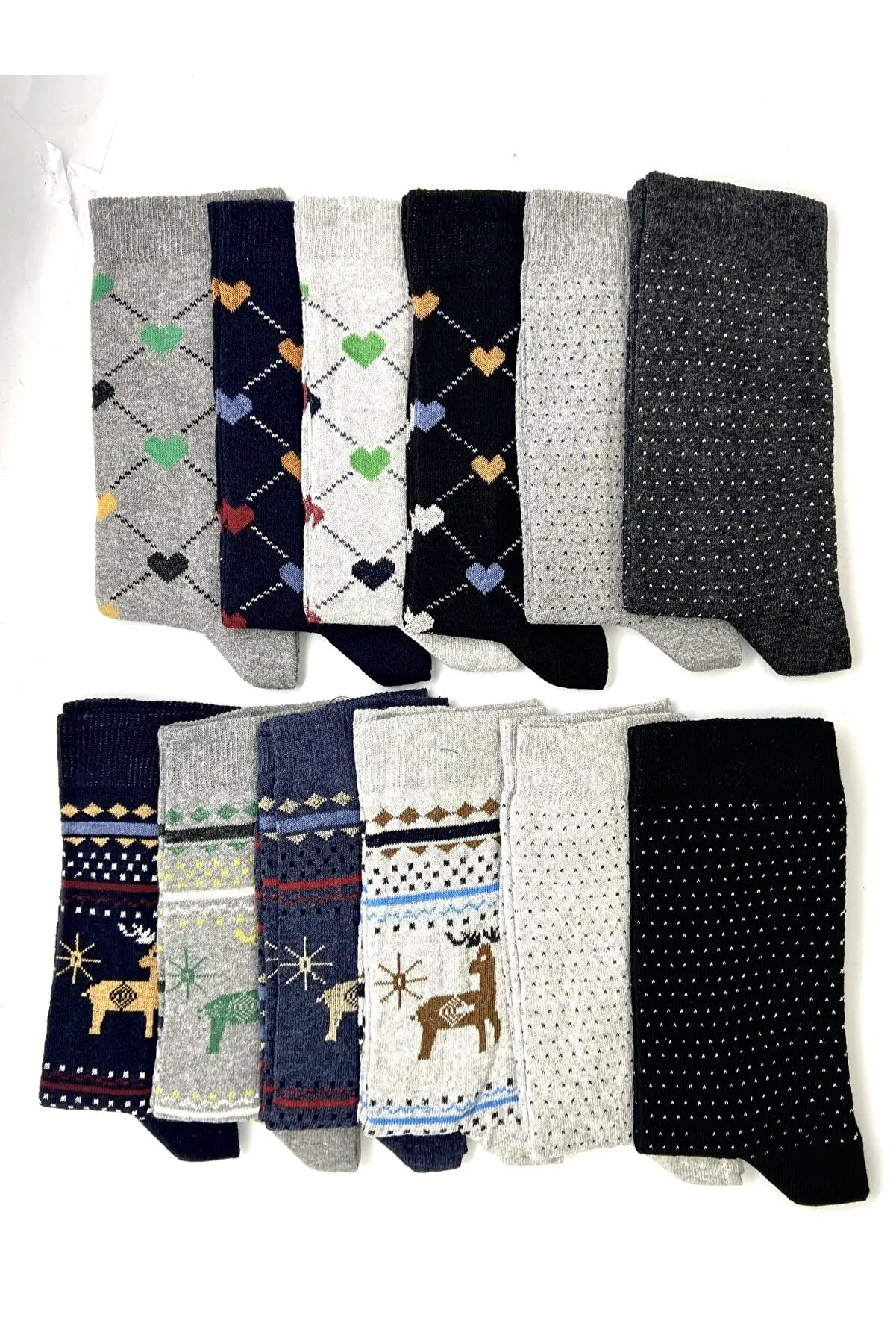 

Cotton 12-Pack Mixed Color Women's Socks