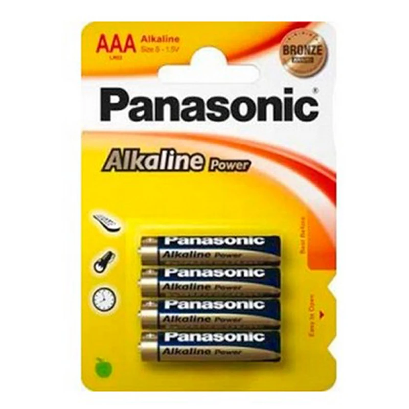 ALKALINE batteries Blister AA and AAA PANASONC POWER LR6 LR3 ALKALINAS 1 5V | Электроника