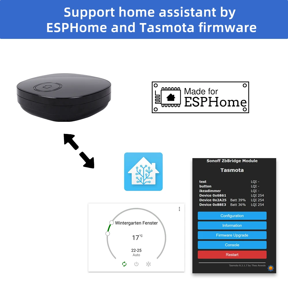 Шлюз ESP32 IR RF для домашней техники ESPHome |
