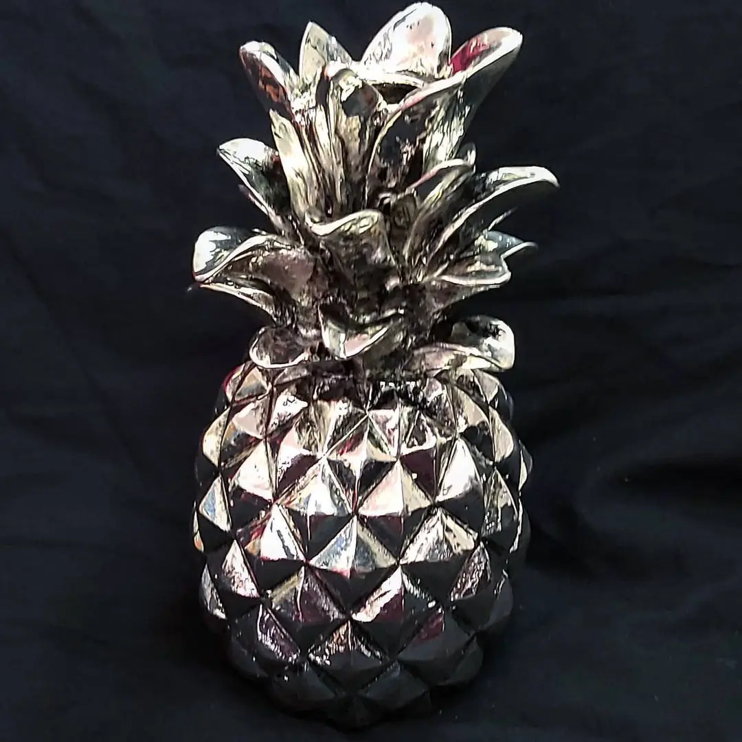 

925 Sterling Silver Plated Pineapple Candle holder
