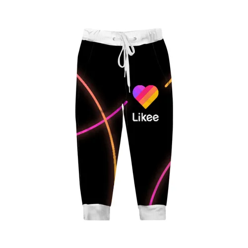 Детские брюки 3D LIKE 2 для мальчиков/девочек Легкие мягкие и трикотажные с рисунком