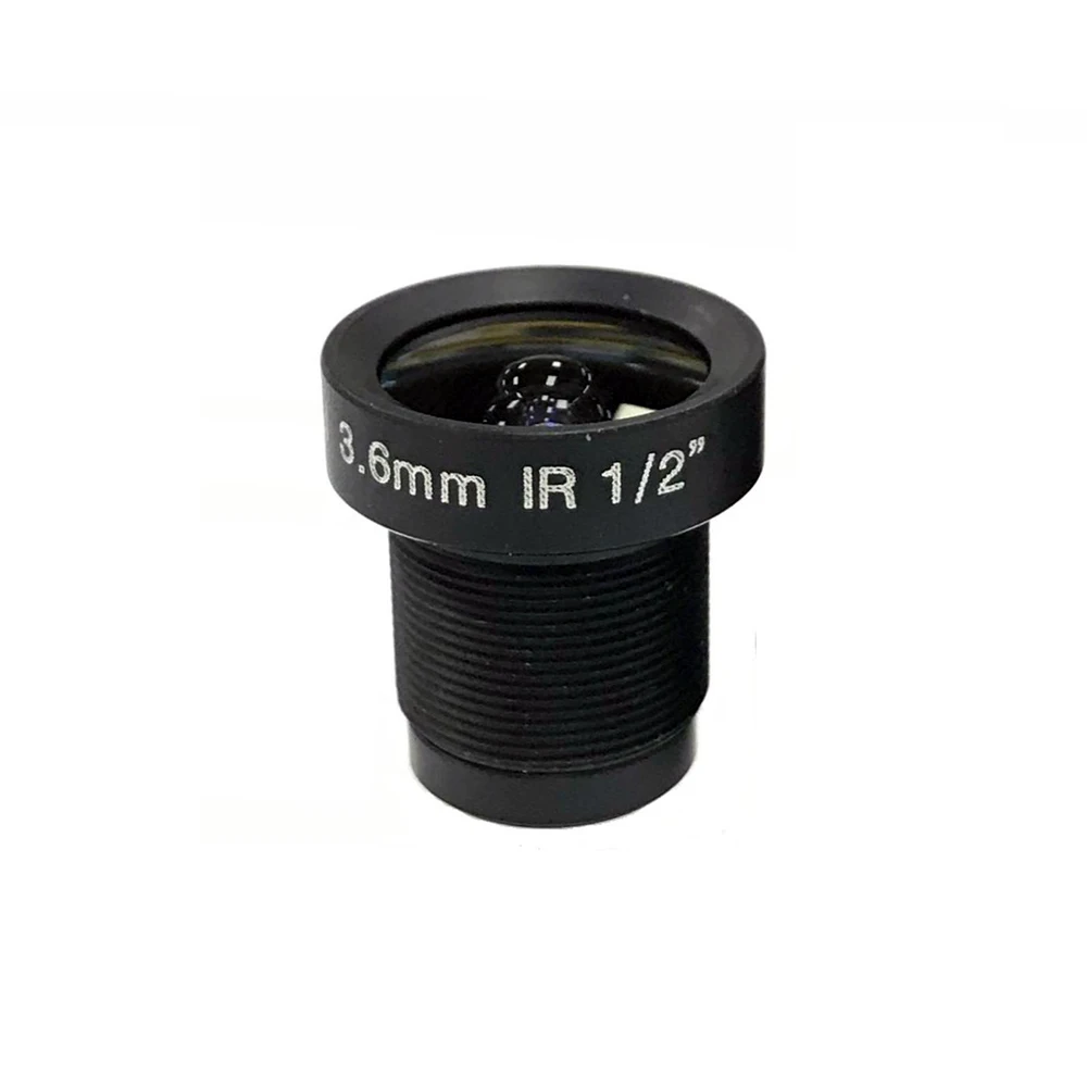 3 6 мм 1/2 &quotCCTV объектив широкоугольный F2.0 M12 HD 5MP для видеонаблюдения безопасности