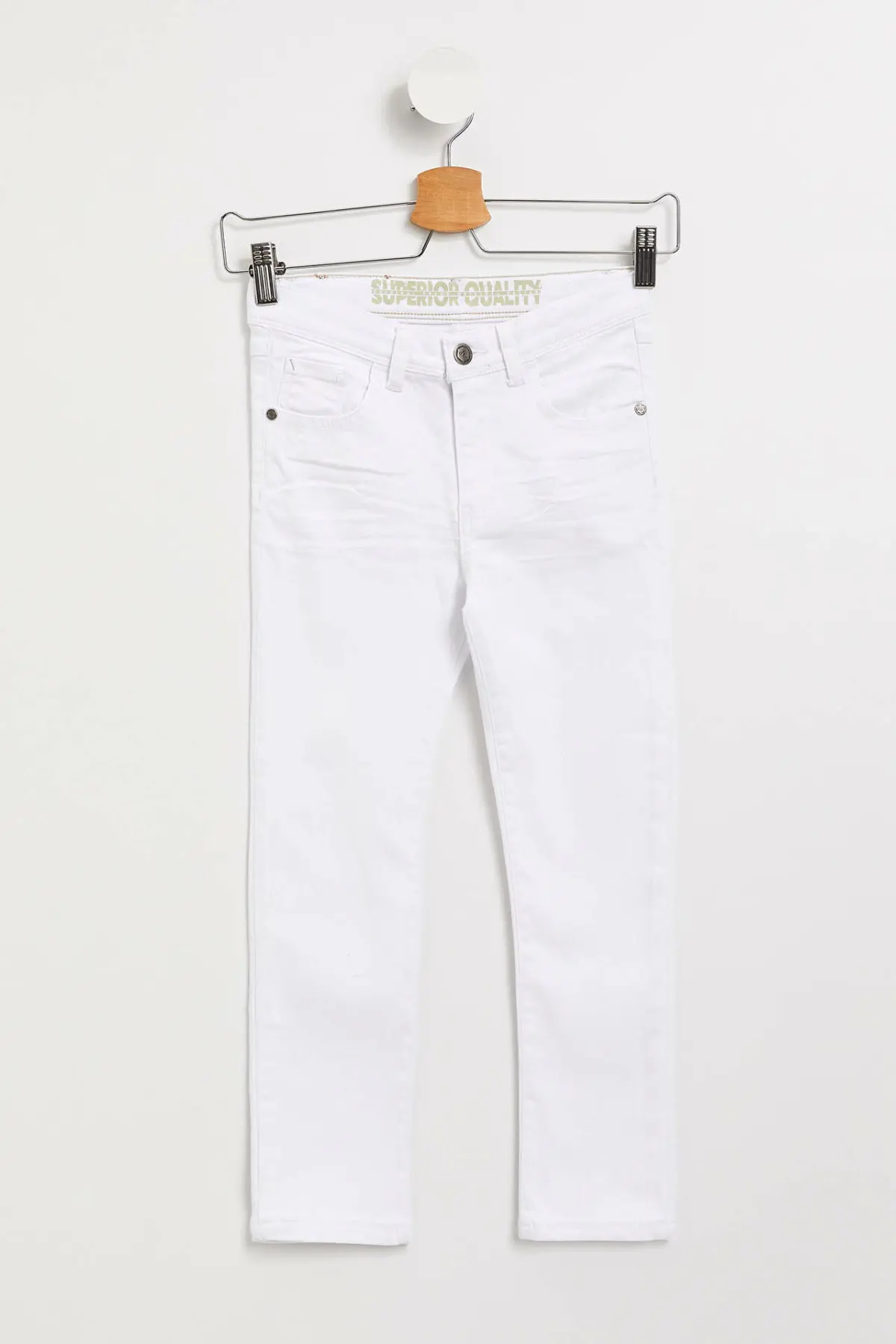 DeFacto модные брюки для мальчиков высококачественные повседневные белые длинные