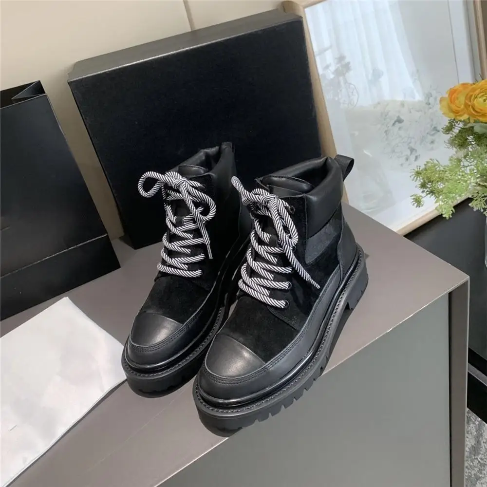 

Ladies High Quality Boots 2020 New Punk Gothic Platform Shoes Lace Up Boots Cool Ladies
