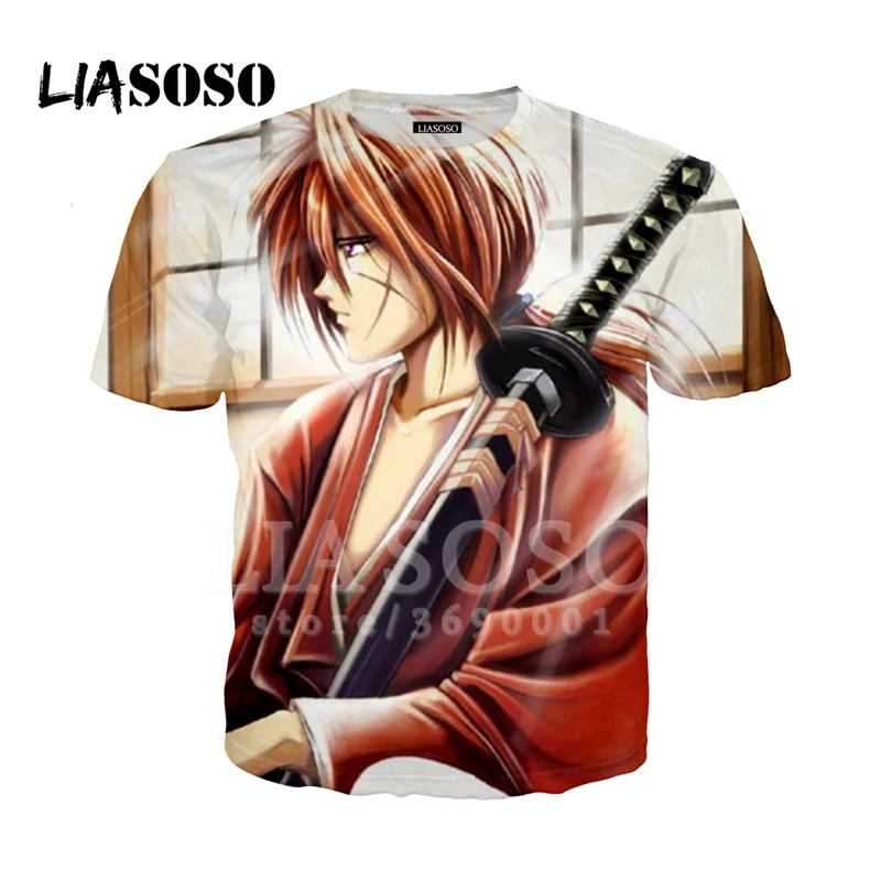 Футболка liaseo с 3D принтом для мужчин и женщин летняя рубашка коротким рукавом