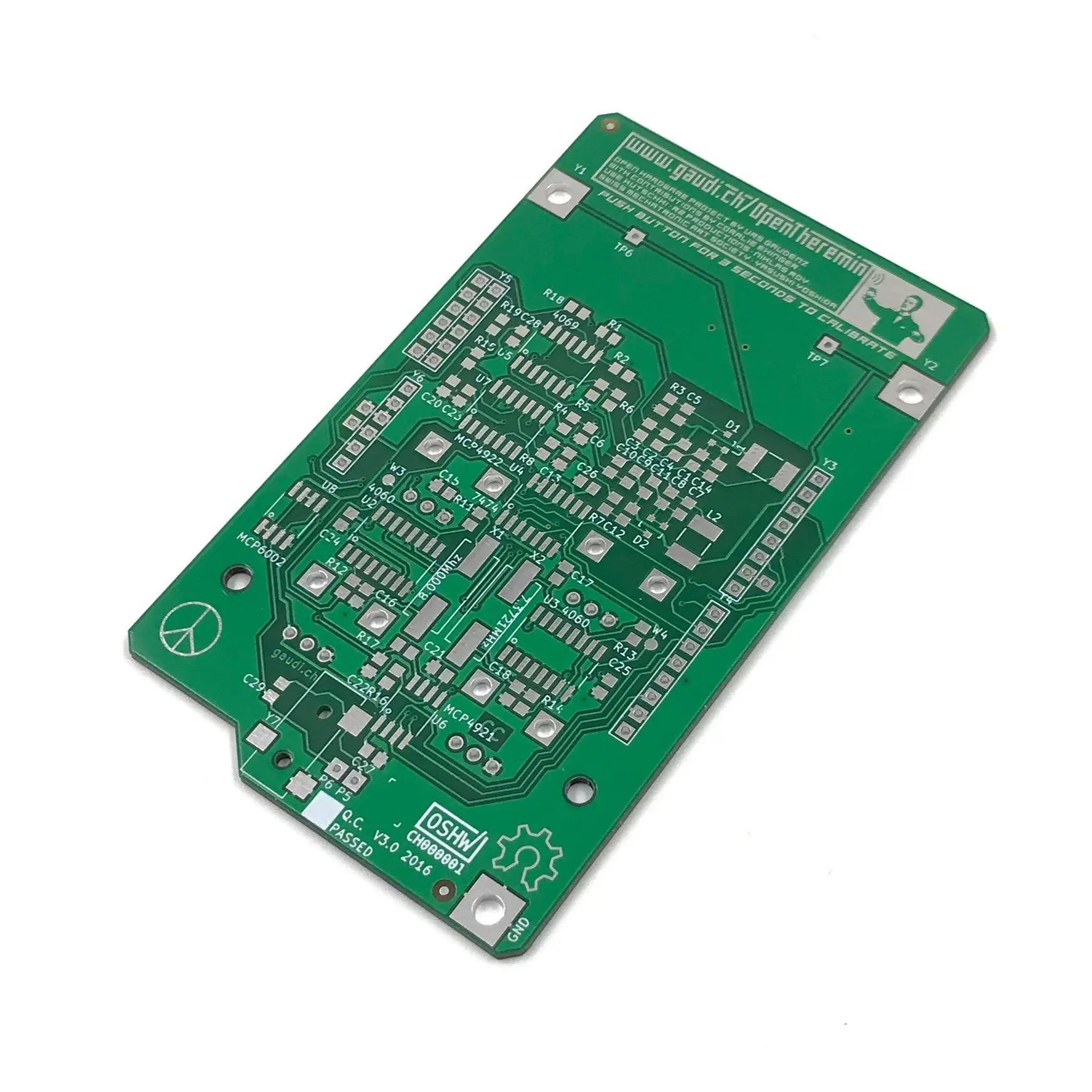 

Open Theremin V3 Circuit Board PCB Musical Electronic Instrument for Arduino DIY Sound Audio Shield