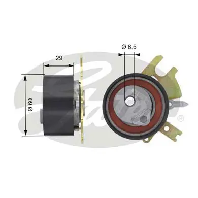 Ролик натяжной ремня ГРМ Citroen C4 C6 2.0HDi/2.2HDi 04 Ford C |Маховики эластичные муфты и