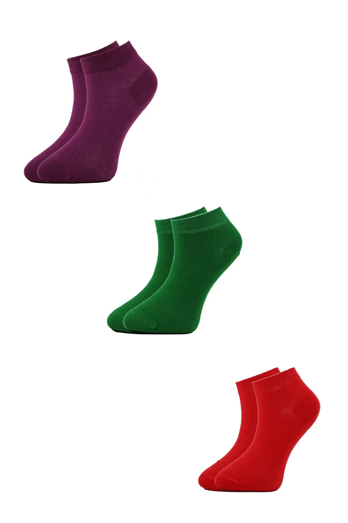 Unisex Colored Booties 6 Pack