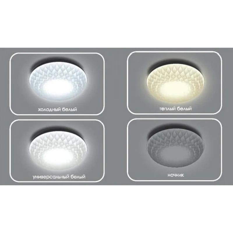 ESTARES Управляемый светодиодные светильник ASTRA 40W RGB R-400-WHITE | Освещение