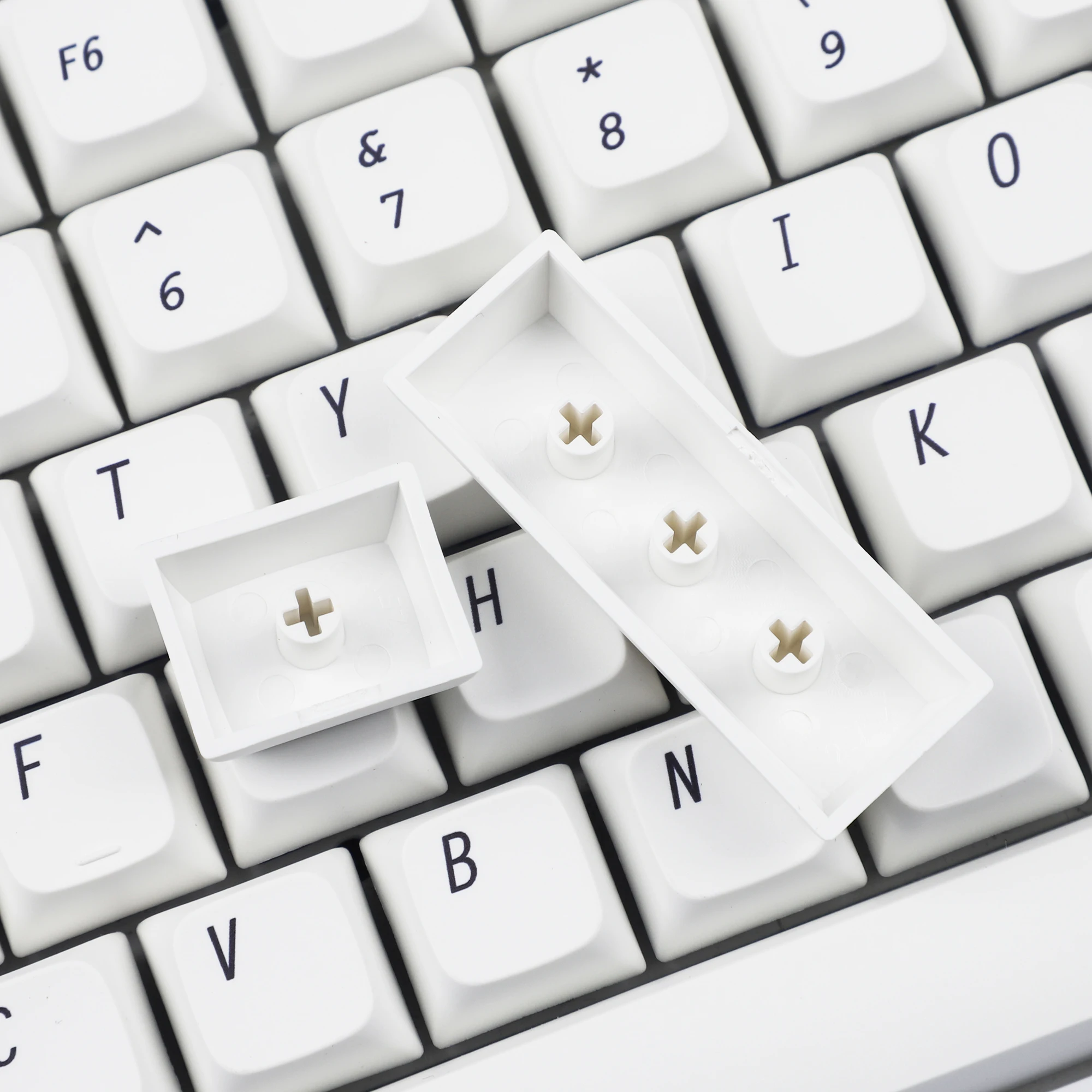 YMDK 137 Mac колпачки клавиш XDA профиль нормкор стиль краситель Sub PBT белый для 104 TKL 60% 96