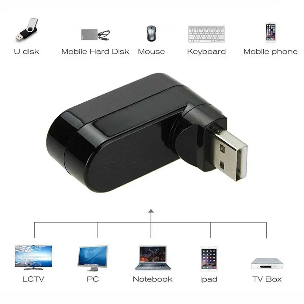 Usb хаб 2 0 USB сплиттер адаптер для ноутбука/планшета компьютера ПК периферийные