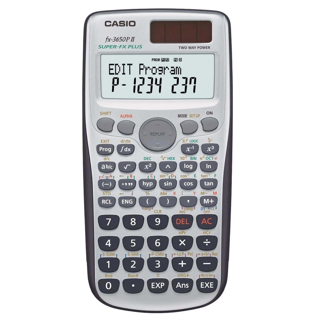 Оригинальный программируемый научный Калькулятор CASIO Fx-3650P 2 Edition с 308 функциями, для инженерных студентов, учеников Старшей школы, лаборатории, офиса
