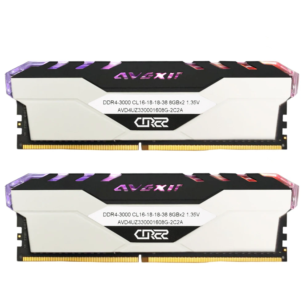 Avexir Core 2 ddr4 8 Гб 3000 МГц RGB DIMM 2666 3200 16 pc4 ОЗУ память для настольного компьютера с