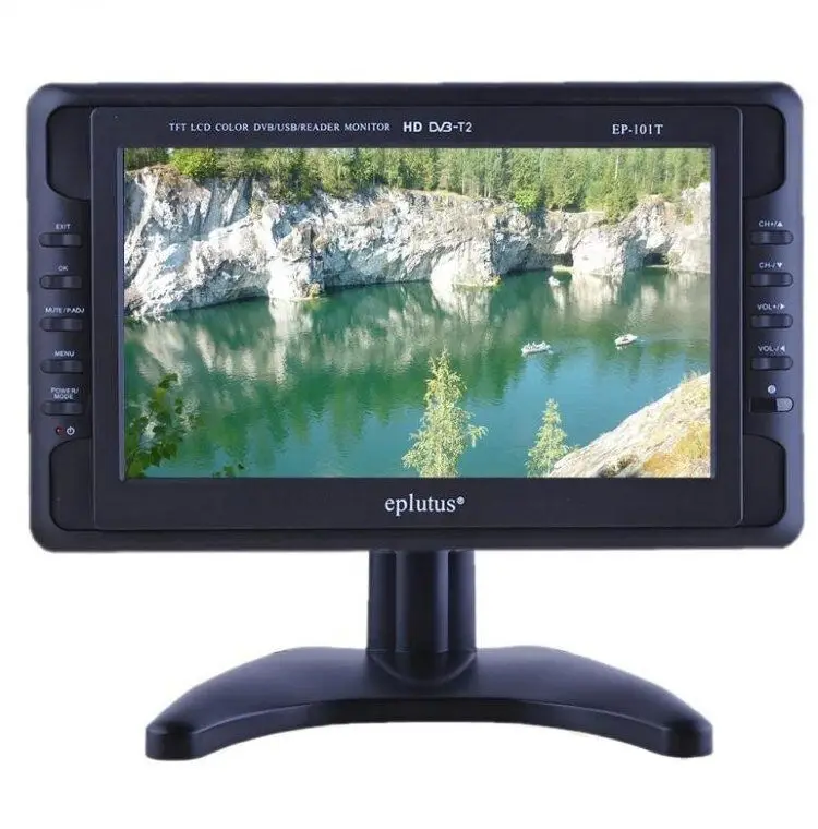 Портативный цифровой автомобильный телевизор Eplutus EP-101T DVB-T2 12V 10&quot |
