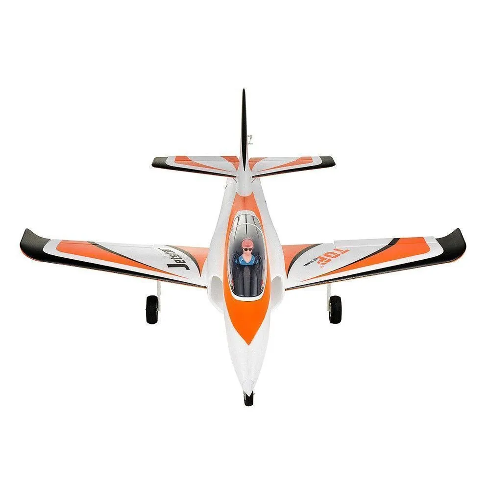 Радиоуправляемый самолет Top RC Jet Star Pro оранжевый 800мм импеллер 64мм 2.4G 4-ch LiPo RTF |