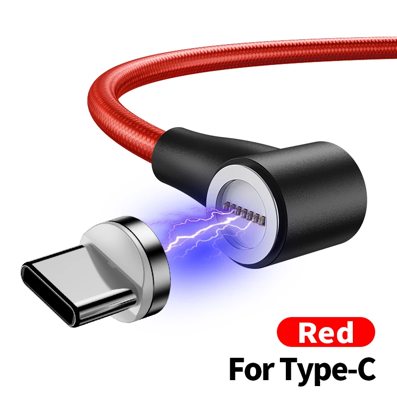 Udyr 1 м 2 м Магнитный СВЕТОДИОДНЫЙ модуль панели управления usb type C Магнитный кабель для быстрой зарядки для iPhone XS Max samsung магнитные кабели для мобильных телефонов - Цвет: For Type c cable